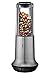 Produktbild GEFU,34627,Salz-/Pfeffermühle AA8X-PLOSION M,Gewürzmühle für Salzoder Pfeffer, Keramikmahlwerk, Glas, schwarz/silber