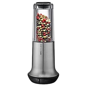 GEFU X-Plosion zout- of pepermolen, 15 cm, roestvrij staal