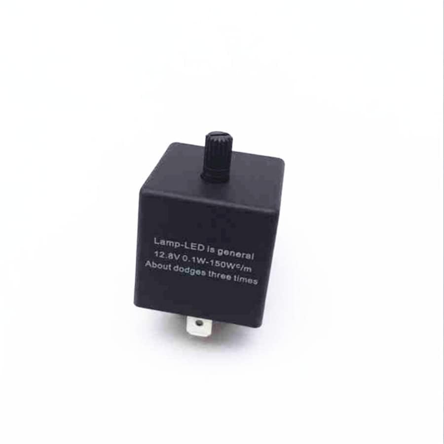 3 Pin Adjustable Electronic LED Flasher Relay for Car Turn Signal Blinker Light