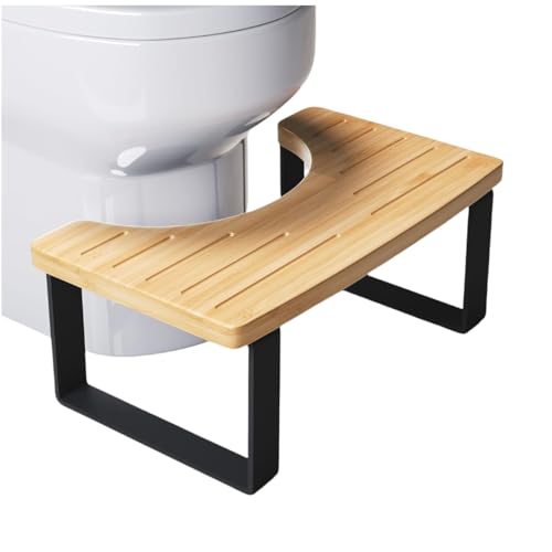 tangcheng トイレステップ 踏み台 滑り止め付き ステップ 子供大人兼用 妊娠中のスクワット補助ペダル 補助対応 持ち運びや 収納も簡単 耐久性 安全 浴室 洗面所収納可能 ドリス おしゃれ 補助便座 ベビー用踏み台 足置き台 (木の色)