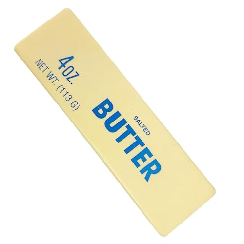 Butter Squishy Soft Butter Squishys Stress Relief Block Squeeze Butters Stress Toy Portable Decompression Sensory Toy Anxiety Relief Fidget Toy for Kid Adult Office Home (Butter Squishy 1PC)