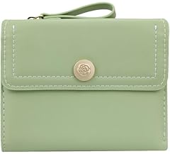 # Q Green Minimalist Flower Women's Wallet