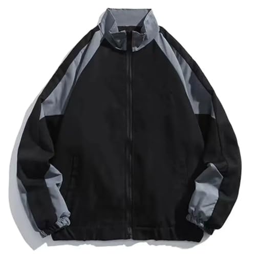 Hip Hop Jacket Men High Street Patchwork Windbreaker Coats Women Thin College Jackets2