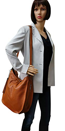 AmbraModa Borsa da donna italiana Borsa a spalla