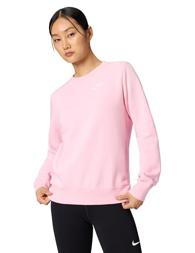 Nike Women's Sportswear Club Fleece Crew-Neck...