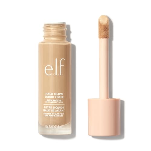 e.l.f. Halo Glow Liquid Filter Teint-Booster für einen strahlenden weich fokussierten Blick mit Hyaluronsäure vegan und frei von Tierversuchen 2 Fair/Light