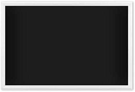 U Brands Magnetic Chalkboard, 20 x 30 Inches, White Wood Frame