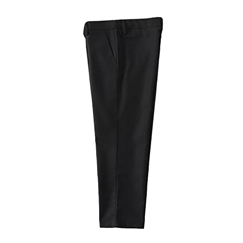 Boys Dress Pants Adjustable Waist Flat Front Pant Wedding School Uniforms Formal Casual Pants2
