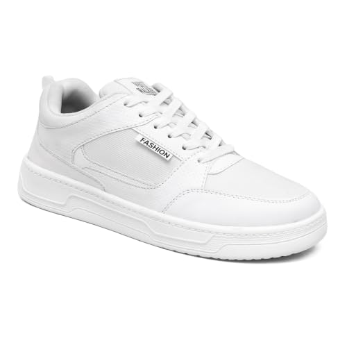 Image of White Walkers Men's White & Multicolor Casual Sneakers for Men
