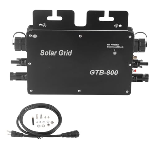 800W Solar Grid Tie Micro Inverter, Control Automatic Identification Power Inverters DC to AC Solar...