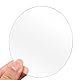 FAAING 80 Stück 10cm Acrylscheibe rund, 1mm Acrylglas runde klare Acrylplatte, transparente Acrylscheibe für Beschilderung, Malen, Basteln, Schlüsselanhänger Herstellung