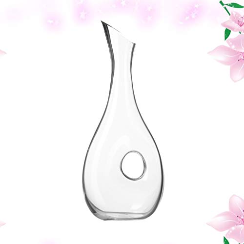 UPKOCH Garrafa de Vinho de 1200Ml Garrafa de Cristal Chumbo Aerador de Vinho Garrafa de Vinho Tinto