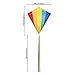 WISESTAR Large Diamond Rainbow Kite Easy to Fly for Kids and Adults with 164FT Kite String & Handle Great Beginner Flyer Kite Toy for Beach & Outdoor Activities