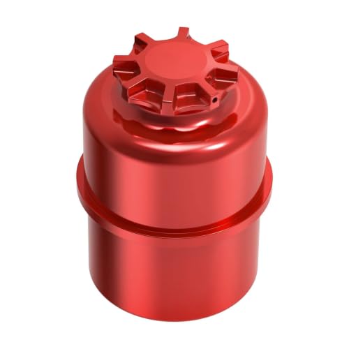 Image of Steering Oil Tank Aluminum Power Steering Reservoir Fit For Bmw E81 E82 E87 E90 E92 E91 E46 E36 E39 E60 E30 32416851217 Oil Tank for power steering(Red)