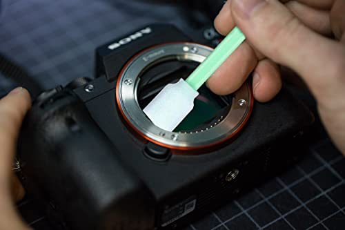 200 PCS Professional Foam Cleaning Swab Sticks, Dust-Free Cleaning Sponge Tip Swabs Printer Heads, Scanners, Camera Lenses, Chip Hard Disk Industries, Optical Lenses and Optical Equipment