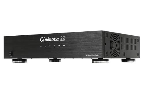 EARTHQUAKE Cinénova 12 Multi-Channel Bridgeable Power Amplifier - 12Ch x 120W, Class D, Home and Distributed Audio Systems