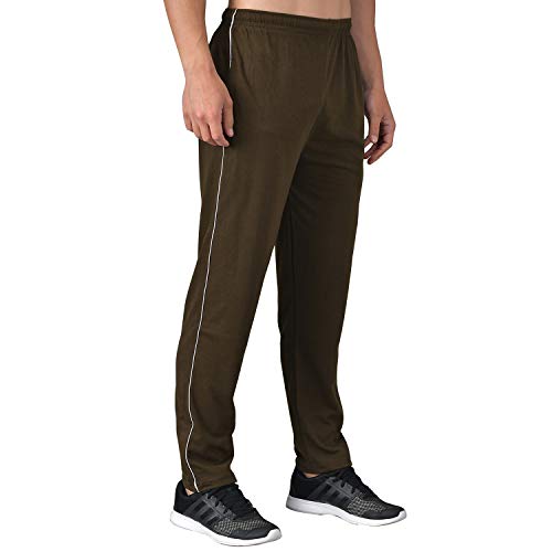 Image of eKools� Plain Trackpants for Men | Plain Trackpants | Basic Trackpants | Two Side Pockets with One Zip Pocket for Phone | 100% Cotton | Men's Trackpants (Pack of 2)