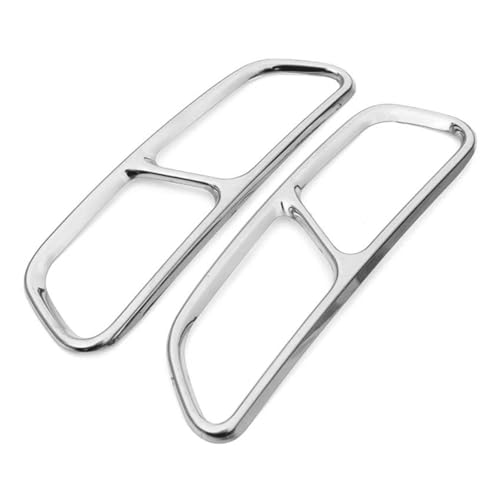 NPNGLCKCVF Para Q7 2016 2017 2018 2019 2 Piezas Cubierta Tubo Escape Trasero Automóvil Accesorios Silenciador