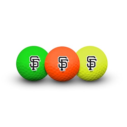 Team Effort Multi-Color Golf Ball Pack of 3 MLB San Francisco Giants