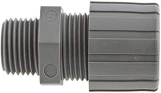 Cable Connector, 1/2 in., Straight, Black