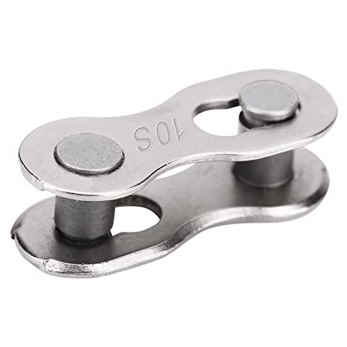Kigauru 10 Pairs Bike 10 Speed Chain Link Connector Steel Quick Link Universal Bicycle Chain Connector Lightweight Magic Buckle Missing Master Links Bicycle Chain Accessories #TOP6