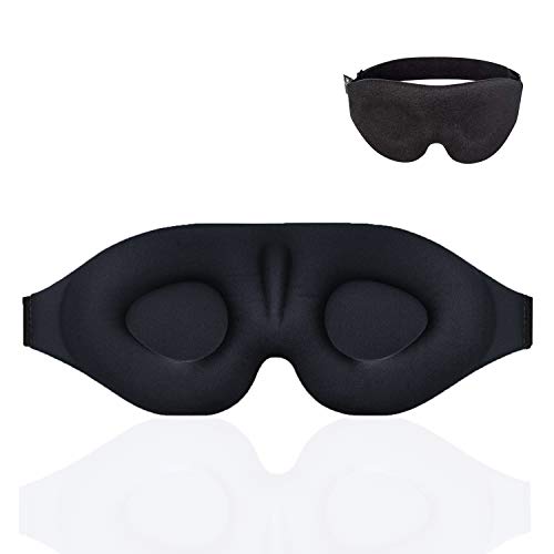 Sleep Mask for Women Men, Eye mask for Sleeping 3D Contoured Cup Blindfold