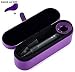 Dyson Supersonic Hairdryer Case, DreamCatching Magnetic Flip PU Leather Anti-scratch Cover Dustproof and Moistureproof Portable Storage Travel Case for Dyson Supersonic Hair Dryer, Purple