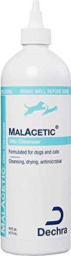 MalAcetic Otic Cleanser Dechra for Dogs & Cats, 16-oz Bottle