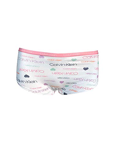 Calvin Klein Girls Hipster Panties Cotton Stretch Logo Waistband Tagless (7 Pack) (Multi - 7 Pack Small)2