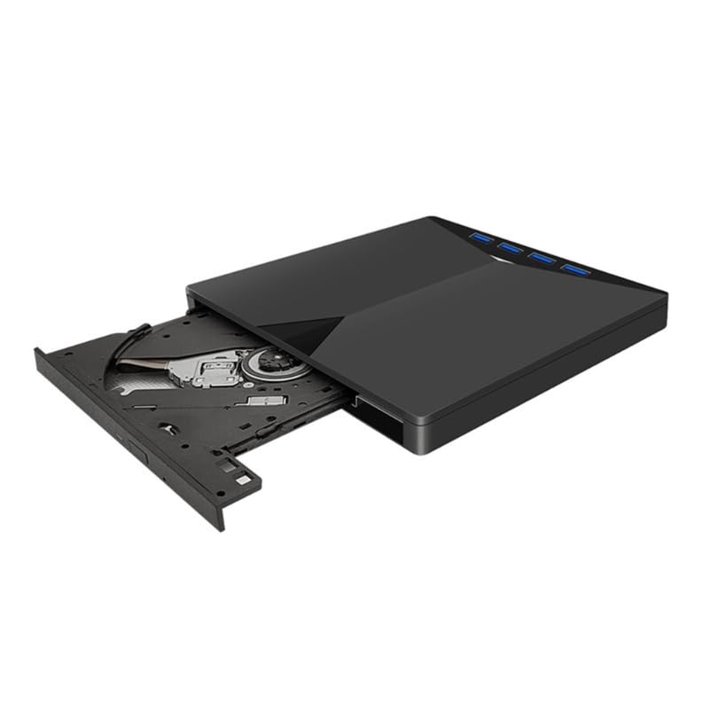 Lettore ottico CD esterno 4x USB 3.0 DVD VCD Writer Recorder TF Card Player