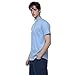 BLESSUME Unisex Tab Collar Clergy Shirt Short Sleeves (US, Alpha, Small, Regular, Regular, Blue)