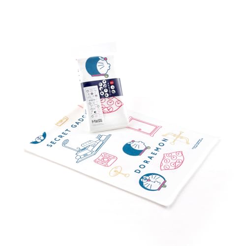 タオル美術館(Towel Museum) 手ぬぐいタオル 日本製 綿100% 約34×90cm ドラえもん 散らし ブルー 21-2412120