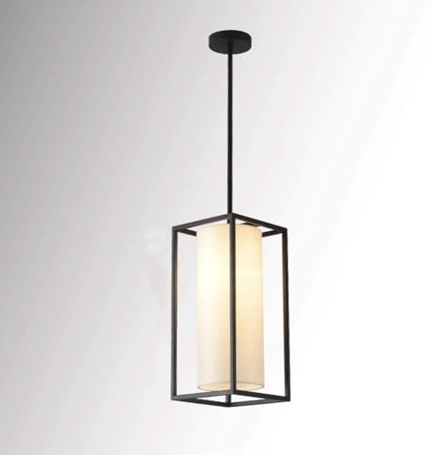 Suspension cylindre fer forgé pour stopper l'éblouissement avec un lustre ciblé