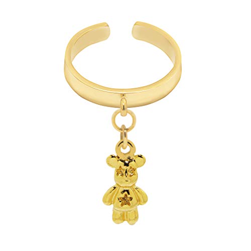 Image of Spinningdaisy Dangling Mighty Tiny Charm Adjustable Ring