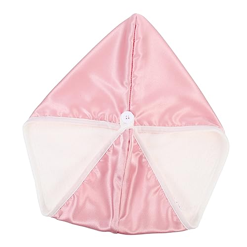 FRCOLOR Fast Drying Coral Fleece Hair Towel Cap Ultra Absorbent Hair Drying Hat Compact and Lightweight After Bathing