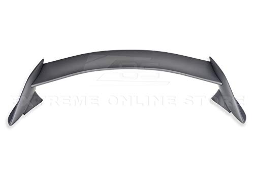 Extreme Online Store Replacement for 2016-Present Honda Civic Sedan FC1 FC2 | EOS Type-R Style ABS Plastic Primer Black JDM Rear Trunk Lid Wing Spoiler - Thumbnail 7