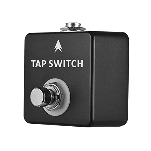 CHOYUE Pedal de Cambio de Tempo Tap Switch de con Carcasa Totalmente metálica