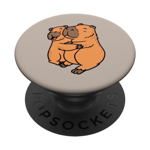 Capybara Lover Animal Women Girls Kids PopSockets Swappable PopGrip