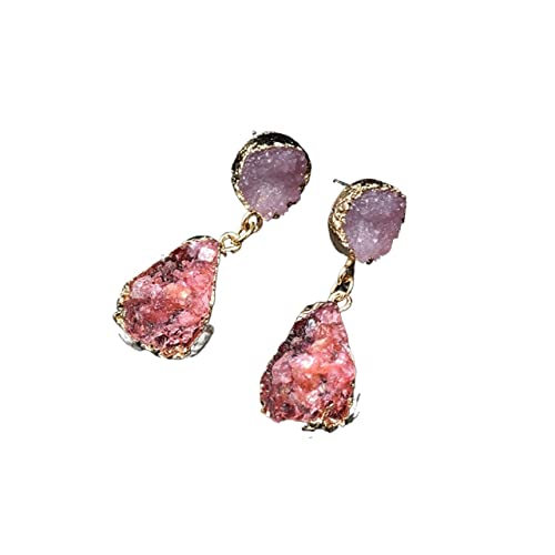 Earring jewelry haut de gamme : pendant vintage géométrique et élégance rétro b