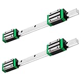 iMetrx HGR20 Linear Guide Rail Kit - 2 Pcs 1200mm Rails + 4 Pcs HGH20CA Bearing Blocks High Precision, Anti-Rust for 3D Printers, CNC Routers, Lathes & DIY Automated Machines