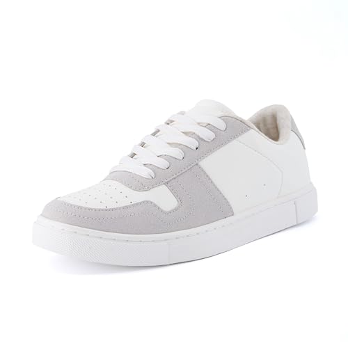 CUSHIONAIRE Women's Trophy lace up Sneaker +Comfort Foam, Wide Widths Available