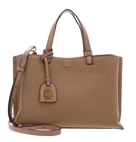 Sac à épaule DKNY Alya en cuir cappuccino pour le bureau et les sorties