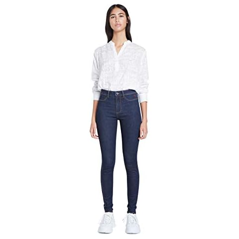 Desigual Women's Blue Super-Skinny Jeans Cover