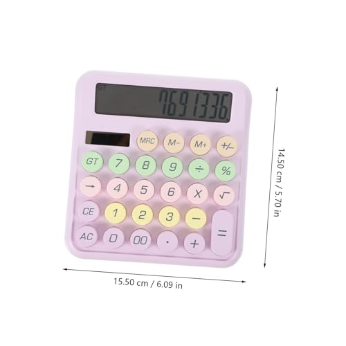 Calculadora de bolsillo electrónica mini con diseño decorativo DOITOOL 6