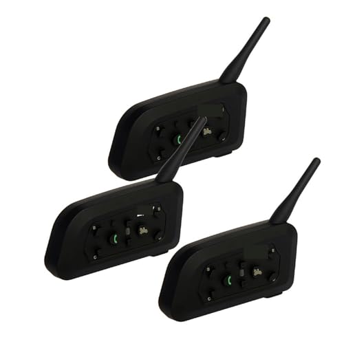 Interphones sans fil de moto pour 6 coureurs avec connexion bluetooth stable