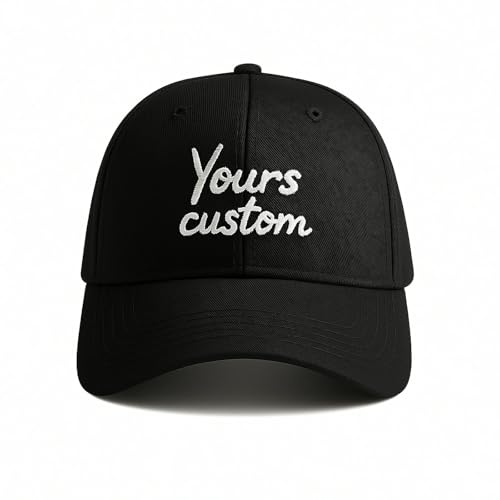 Cap Personalisiert,Individuelle Bestickte Baseballkappe Mit Name/Text/Logo,Basecap für Herren Damen,Gestalten Sie Ihre eigenen Kappe, Geschenke für Mama, Papa und Freunde