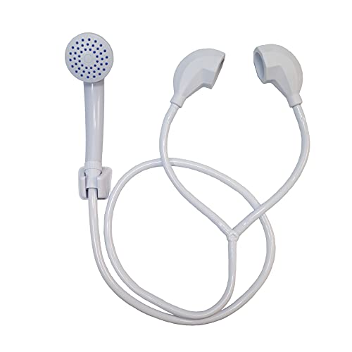 Push On Shower Head and Hose for Bath Taps Portable Handheld Shower