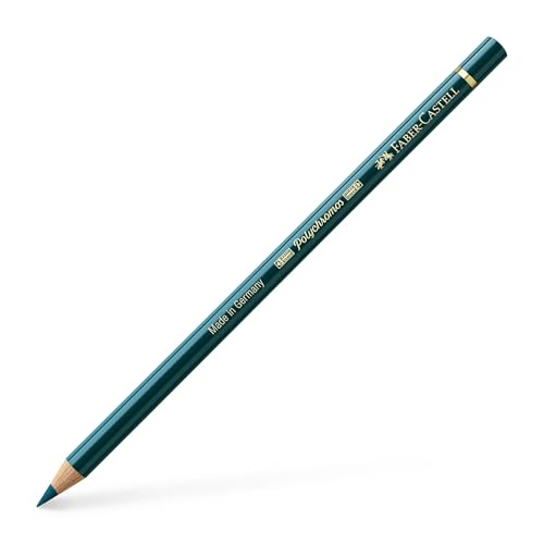 Verde cobalto intenso Polychromos con mina resistente y trazo suave