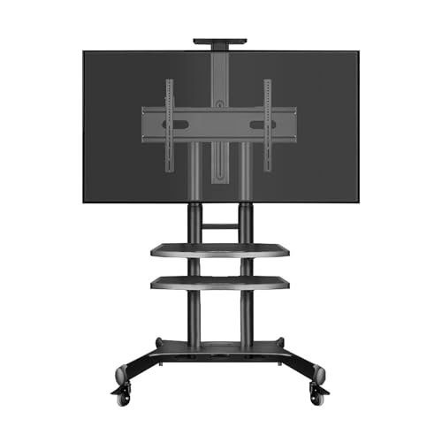 Soporte móvil para TV con ruedas, ajustable para 32 a 75 pulg miniatura 1