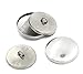 10 Sets aluminio botones Medicus, aluminiumfarben, diámetro aprox. 28 Mm, posterior 25...